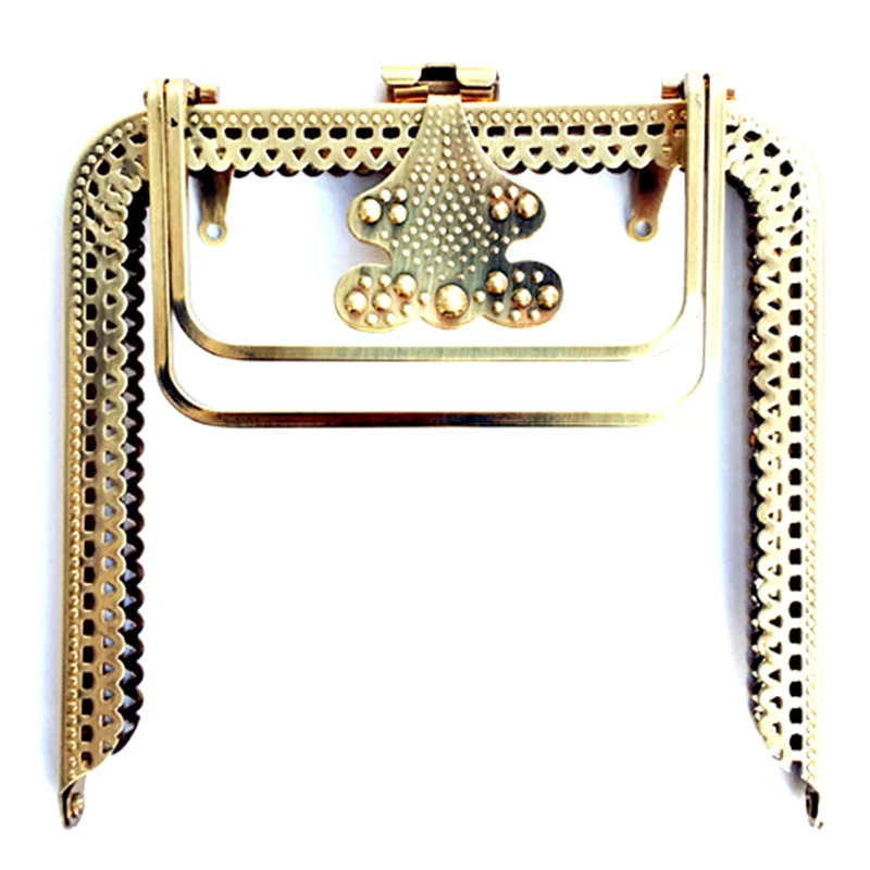 5 шт. прямоугольный выпуклый металлический каркас с павлиньим хвостом и цветами