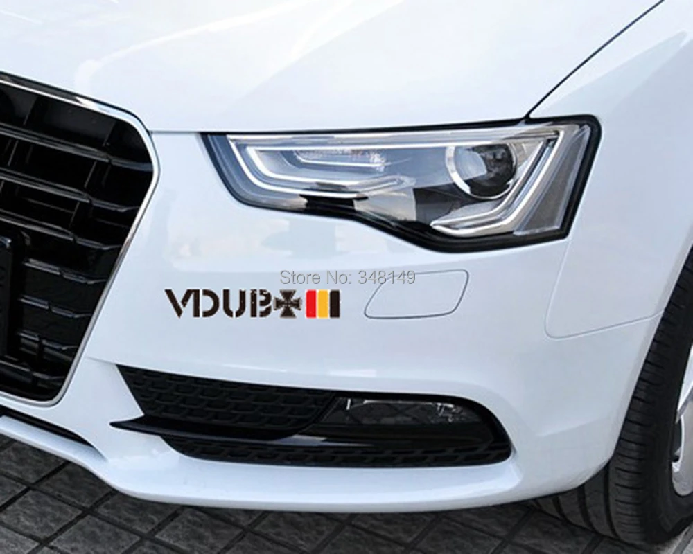 Автомобильные аксессуары Aliauto VDUB Cross с немецким флагом светоотражающие