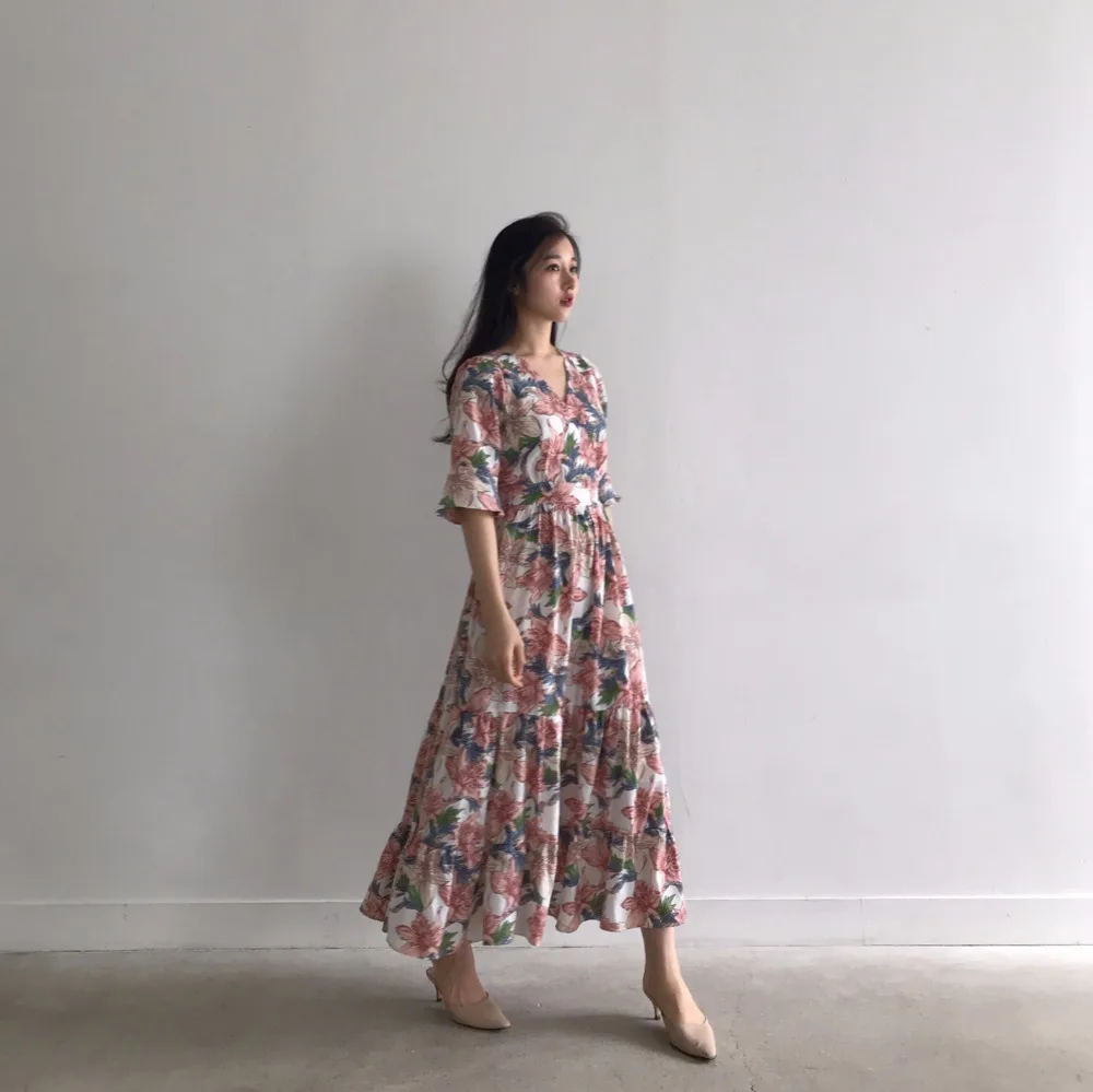 Новинка дизайнерское платье GRUIICEEN в Корейском стиле длиной до щиколотки женское