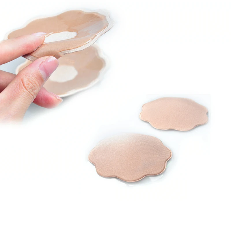 2pcs/1pair Washable Silicone Nipple Cover Breast Paste Sticker Invisible Bra Chest Paste Self Adhesive Nipple Covers Accessories