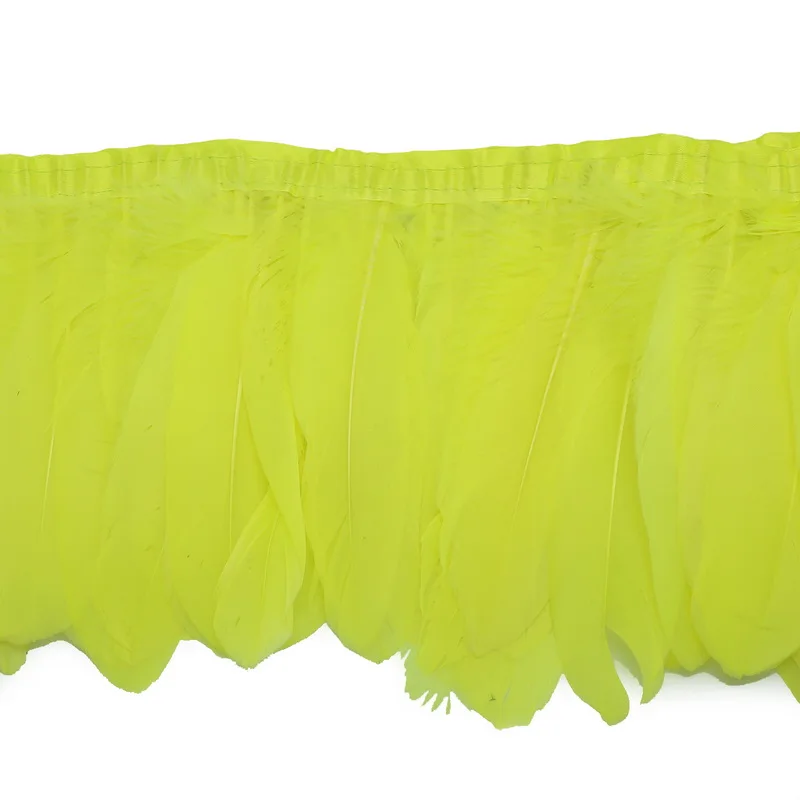 Новое Поступление Разноцветных лент с гусиным пером 1 м/лот окрашенное гусиное