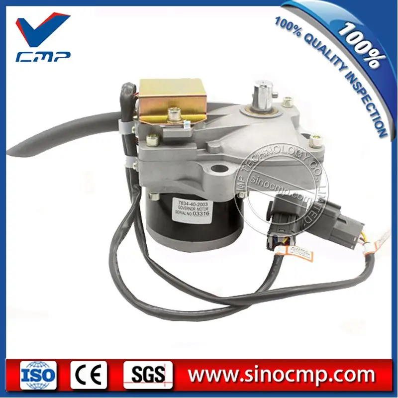 PC 6 6D102 привод 7834 40 2007 2000 Двигатель дроссельной заслонки для экскаватора Komatsu|motor