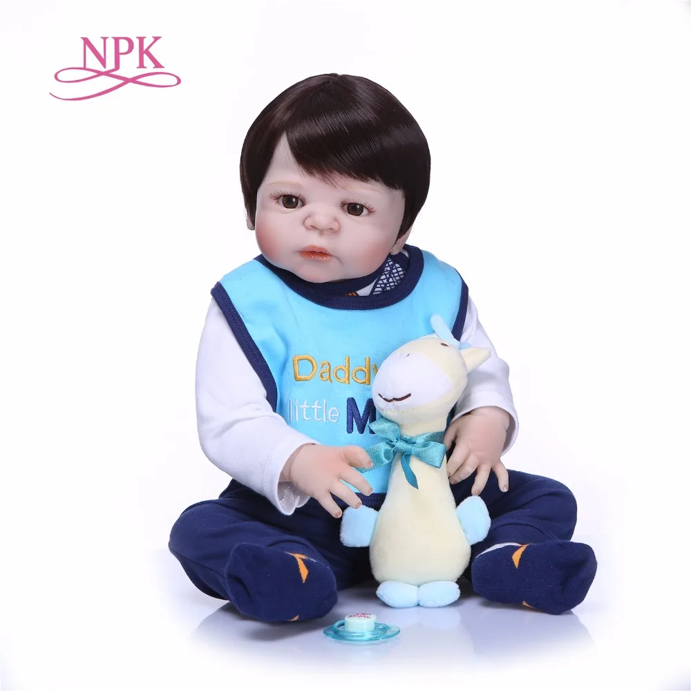 NPK 22 дюймовые куклы реборны детские игрушки милые DIY Искусственные подарки