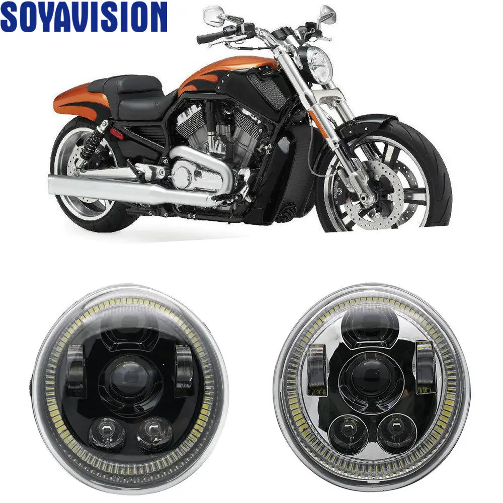 E9 для Harley светодиодные галогенные фары DRL на 02 16 лет V Rod Vrsc Vrsca Vrod vrscdx rod| |