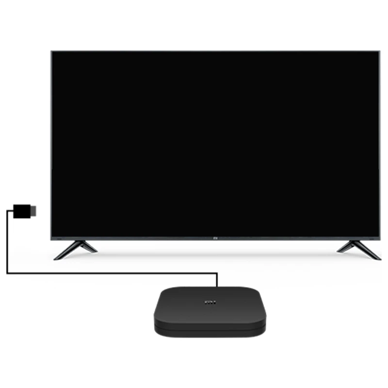 Глобальная оригинальная Xiaomi mi коробка S 4K HDR Android tv 8,1 mi Box 2G 8G wifi Google Cast Netflix IP tv телеприставка mi Box 4 медиаплеер