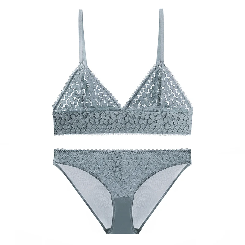 Hawiton летний карамельный Bralette набор бюстгальтеров французский стиль сексуальный