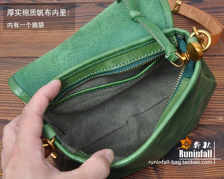 Original Handmade Genuine Cowhide Leather Small Women Shoulder Bags Vintage Creative Crossbody Bag Tote Messenger For Ladies | Багаж и