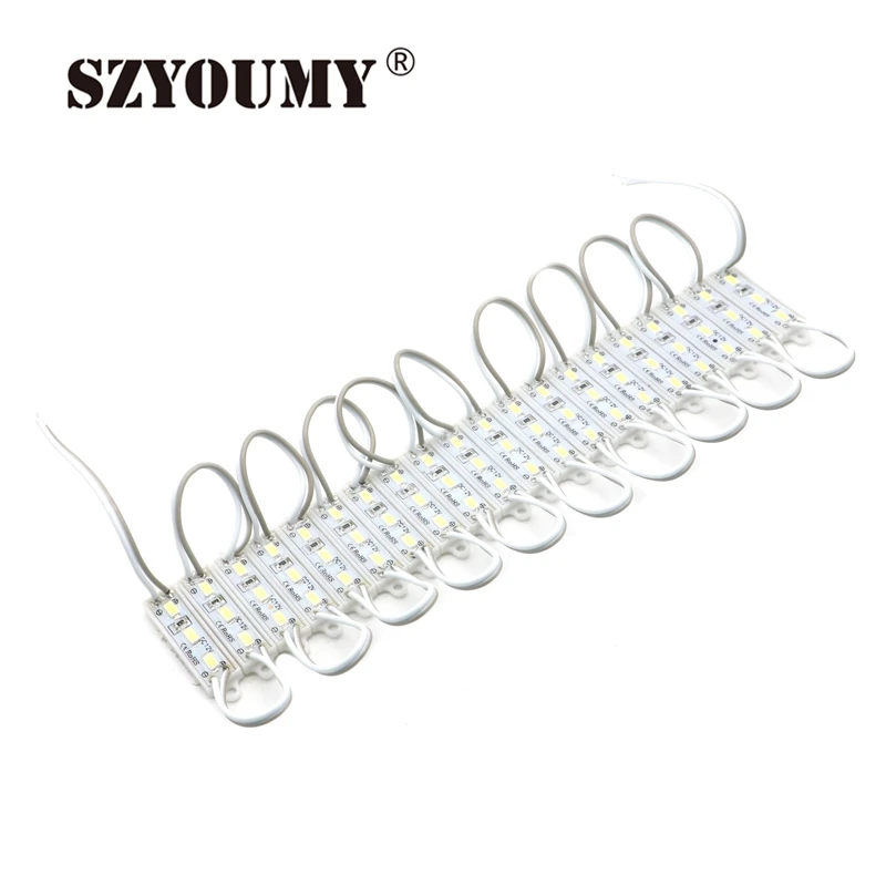 SZYOUMY 5630 3 светодиодных модуля освещения Строки 39x10 мм для знака DC12V