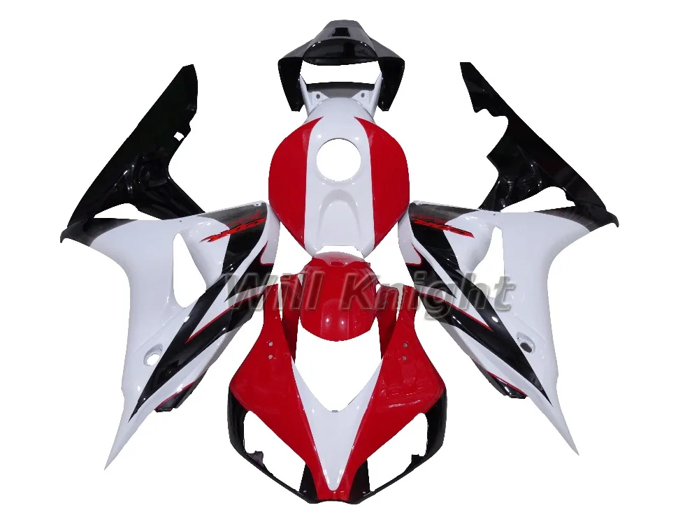 ABS литья под давлением тела панель для honda CBR1000RR CBR 1000RR 2006 2007 красный черный и белый