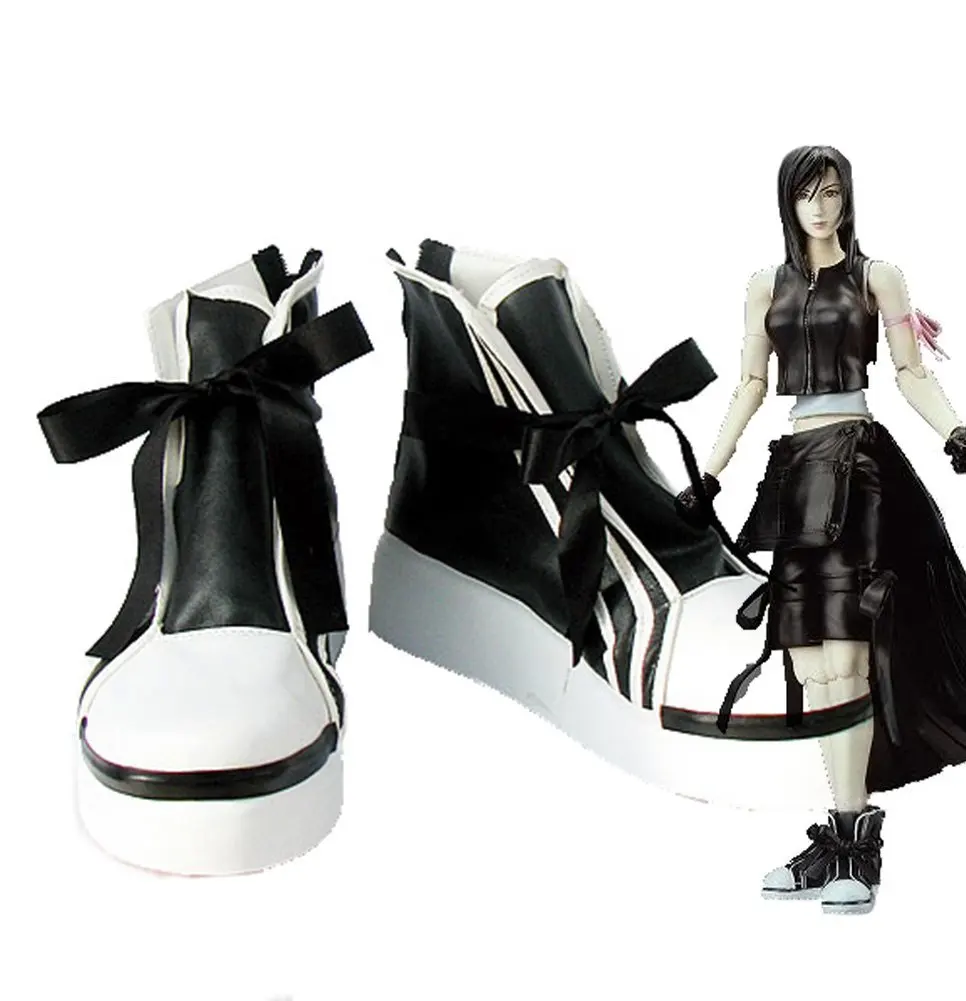 FF7 Tifa Lockhart обувь для косплея финальная фантазия VII сапоги на заказ|Туфли| |