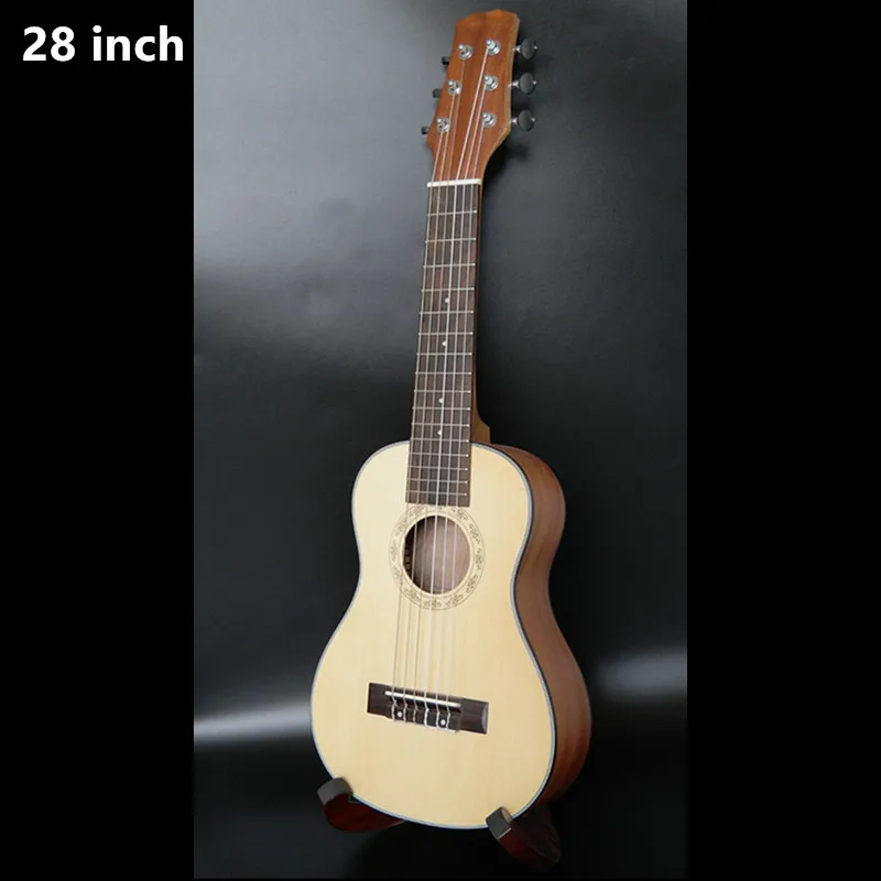 

28 Inch Ukulele Hawaiian Mini Guitar 6 Strings Ukelele Ingman spruce Stringed music instrument Electric Ukulele with Pickup EQ