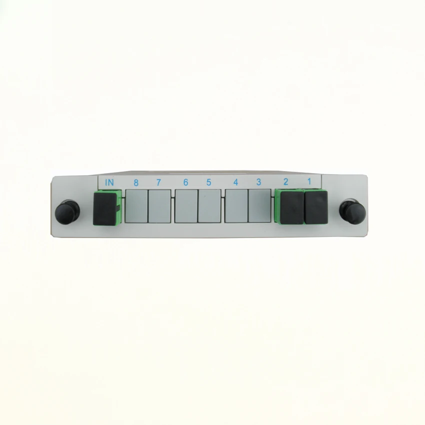Бесплатная доставка 1x2 PLC сплиттер упаковка кассет с SC/UPC адаптер Высокое качество