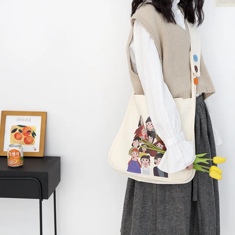 Youda оригинальный дизайн Новая повседневная женская парусиновая сумка модная