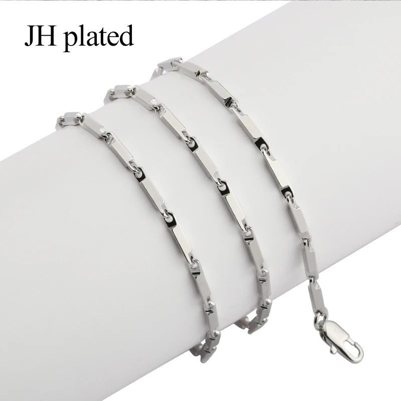 Модные серебряные ожерелья JHplated ширина 50 см модное ожерелье разных вариантов