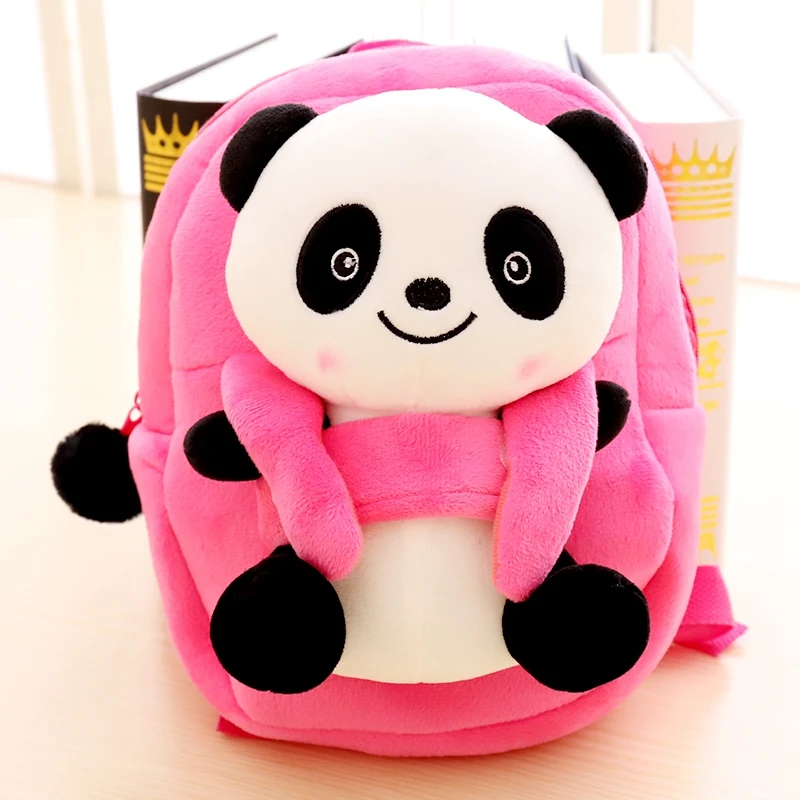 Azoo Kawaii Дети милый мультфильм плюшевые игрушечные рюкзаки имитация панды куклы