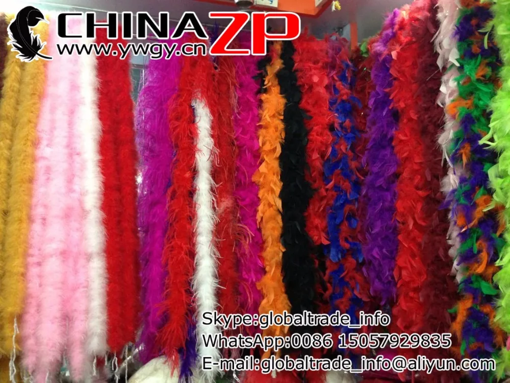Retail and Wholesale from CHINAZP Factory 20G/piece 10yards/lot Beautiful White Wedding Decoration Marabou Feather Boas | Дом и сад