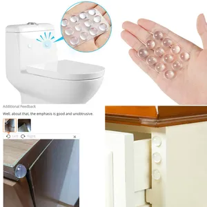 24 шт.комплект, противоскользящие мягкие силиконовые амортизаторы