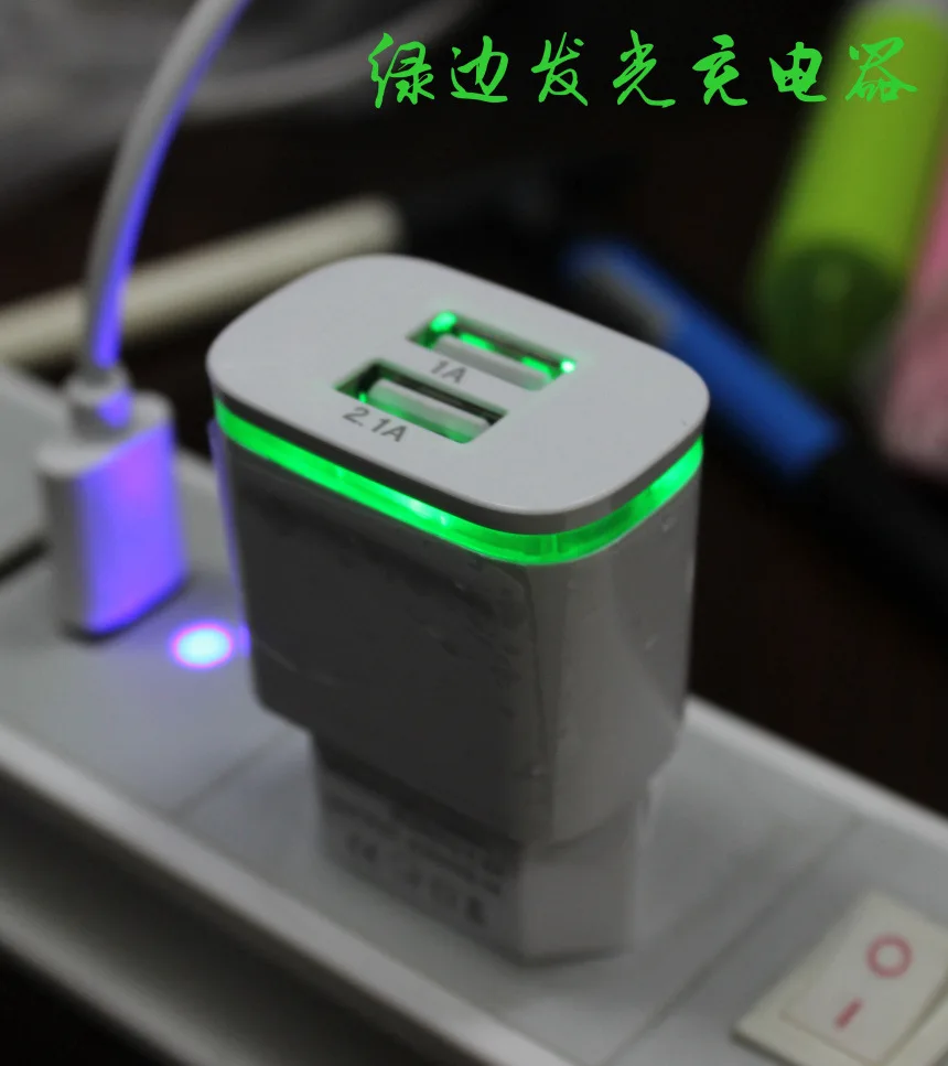 5 В 2.1a Smart Travel двойной 2 USB Зарядное устройство адаптер стены Портативный ЕС разъем