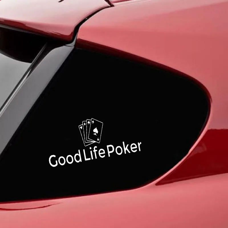 YJZT 17 5*7 7 см интересная наклейка для автомобиля с надписью Good Life Виниловая