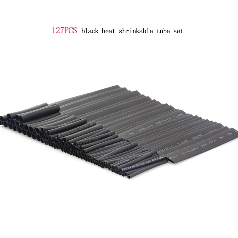JZL 127-328 шт. набор термоусадочных трубок из ПВХ термоусадочные трубки 2:1 ремонтный