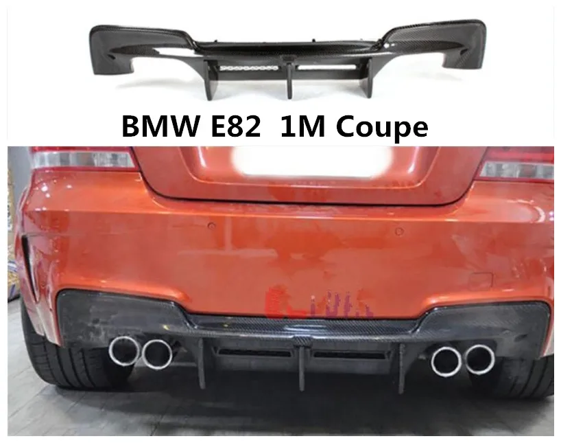 Задний спойлер для BMW E82 1M Coupe 2008 2018 диффузор бампера высококачественный материал
