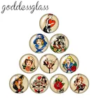 Стеклянный кабошон, 12182025 мм, с плоской задней поверхностью