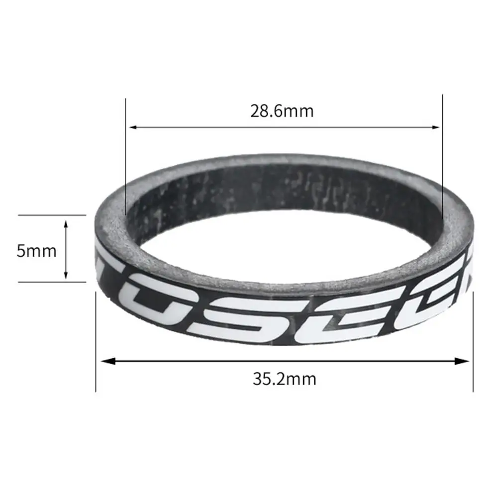 Carbon Fiber Mountain Road Bike Front Fork Gasket Set Headset Spacer Most Bicycle MTB BMX Fixie Gear | Спорт и развлечения