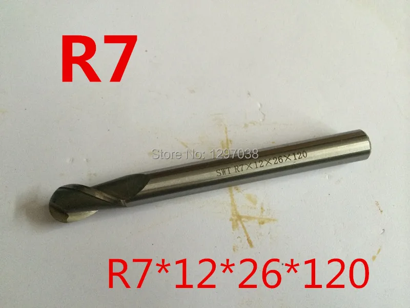 

2pcs cutting dia R7 high speed steel ball end milling cutter Ball end mills Cutting tools