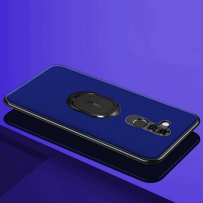 360 чехол с кольцом для пальца для huawei p20 litepro mate 20 Lite Магнитная подставка чехол для huawei Nova 3 3i 2s 3e mate 20X чехол