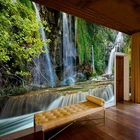 Пользовательские 3D фото обои водопад пейзаж большой фрески, роспись стен Гостиная диван Спальня фоне обоев Домашний Декор