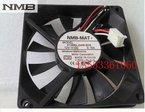 Оригинальный Для NMB 3106KL-04W-B39 8015 8 см 80 мм DC12V 0.16A 3 провода инвертор сервера Вентилятор охлаждения