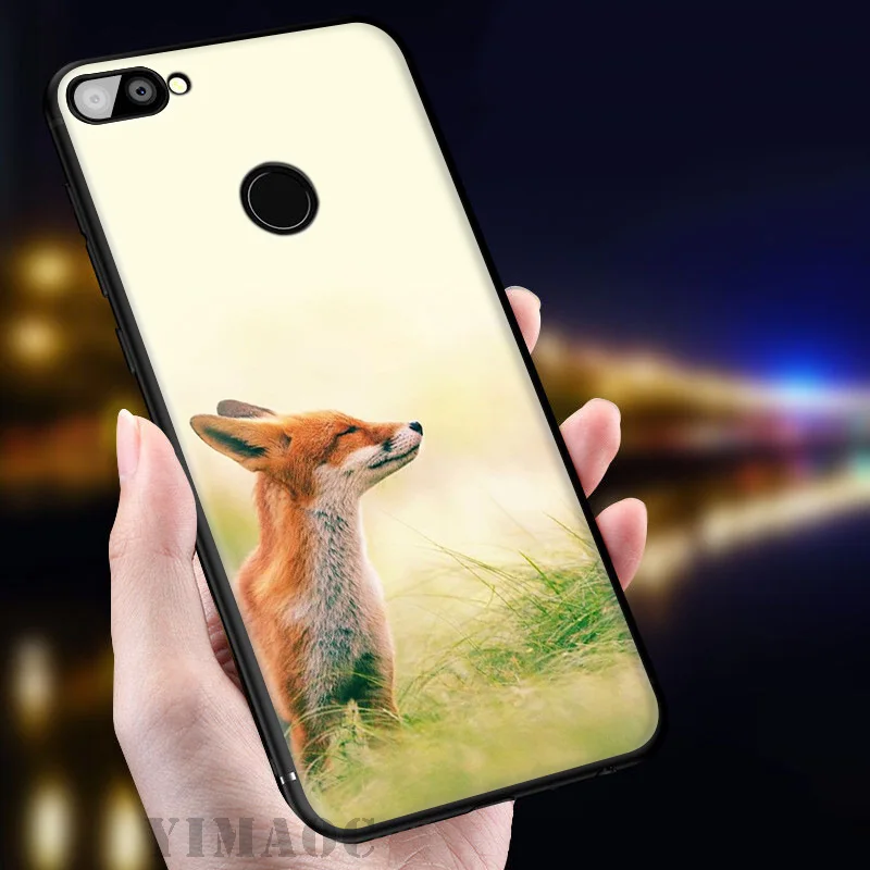 YIMAOC Cute Fox Soft Case for Huawei Honor View 20 10 8X 8 8C 6A 7A 7X 7C Lite Pro Y9 Y7 Y6 Prime 2018 2017 |