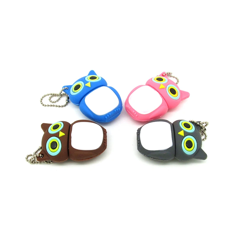 Красивый usb флеш накопитель в виде совы флэш 4 ГБ 8 16 карта памяти 2 0 100% реальная