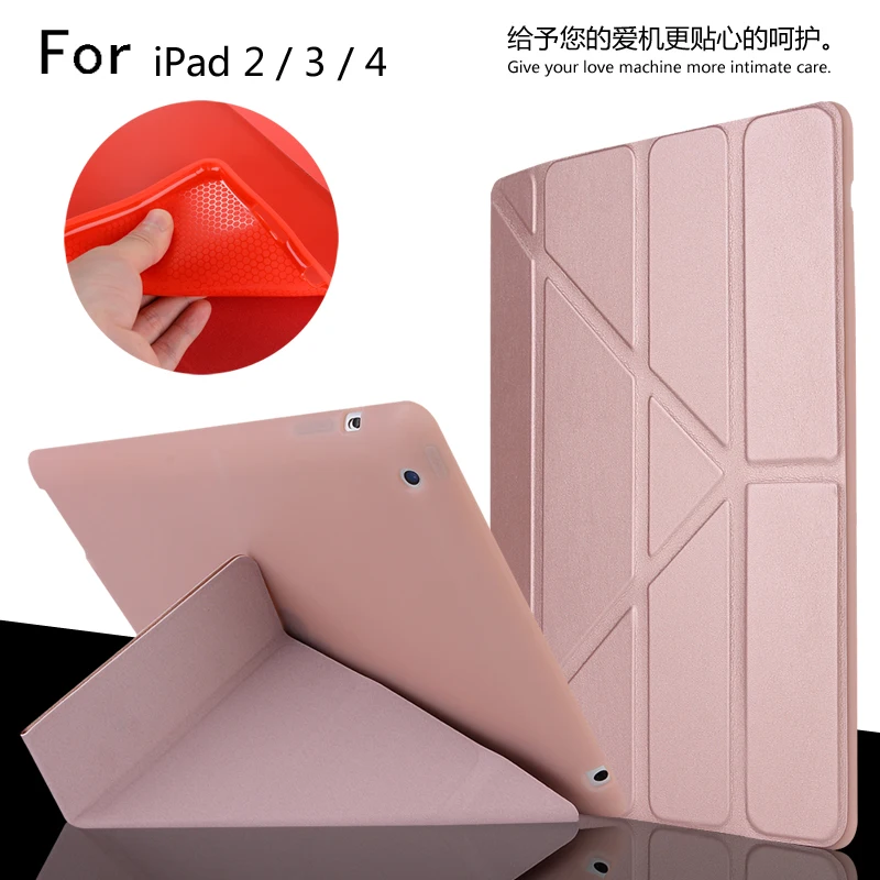 Чехол для ipad 2/ipad 3/ipad 4 Магнитный Авто Пробуждение сна чехол из искусственной кожи с защелкой для ipad 2/3/4 чехол с смарт-подставкой Держатель