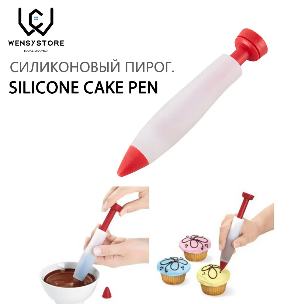 Силиконовая пищевая письменная ручка для украшения шоколада инструменты форма