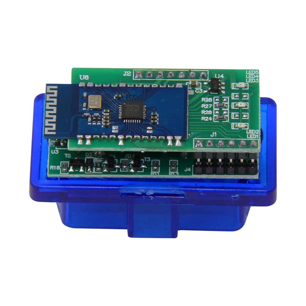 10 шт./лот) Супер Мини ELM327 v1.5 с PIC18F25K80 чип OBD2 сканер Bluetooth OBDII адаптер может для Android Крутящий момент Windows