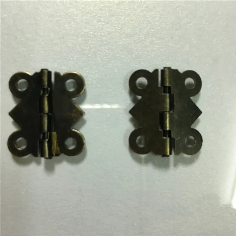 Дверные петли для шкафа с 4 отверстиями Бабочка Античная бронзовая 2 шт. |