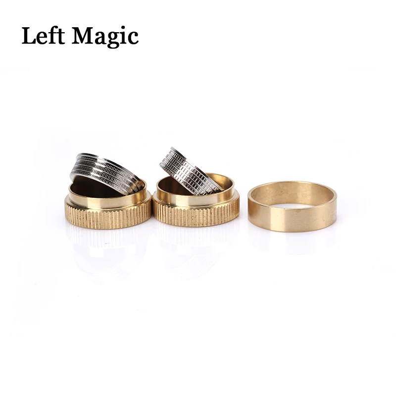 Медные динамические монеты (версия на 10 пенсов) волшебные трюки деньги летающие