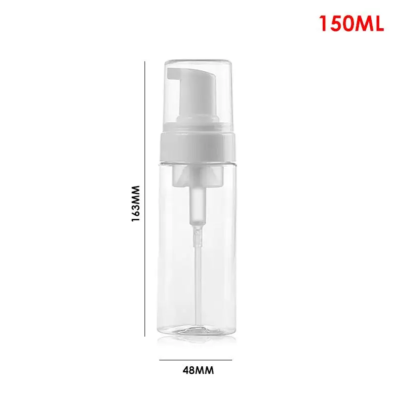 150ml 1x Портативный дозатор жидкого мыла бутылка шампунь аксессуары для ванной комнаты ручной прозрачный пустой контейнер держатель дезинфицирующего средства для рук - Цвет: 150ml
