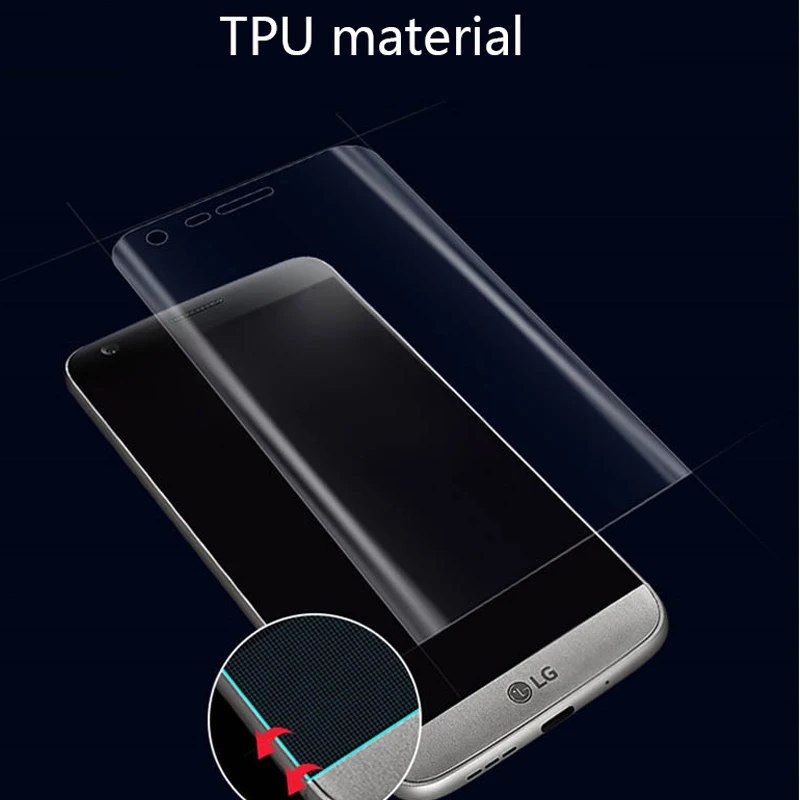 Гидрогелевая пленка 3D Защитная для LG V30 полное покрытие H930 H930DS H933 H931 H932 V20 G5 G6 G7 (не