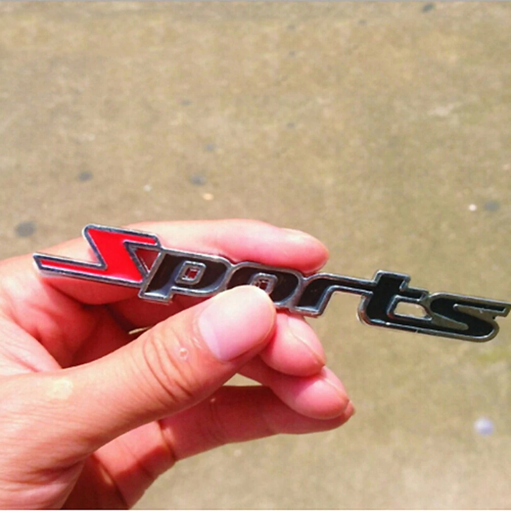 car styling 3D metal Sports stickers Accessories for seat ibiza 6j audi citroen c3 hyundai veloster mini cooper r56 volvo s80 | Автомобили