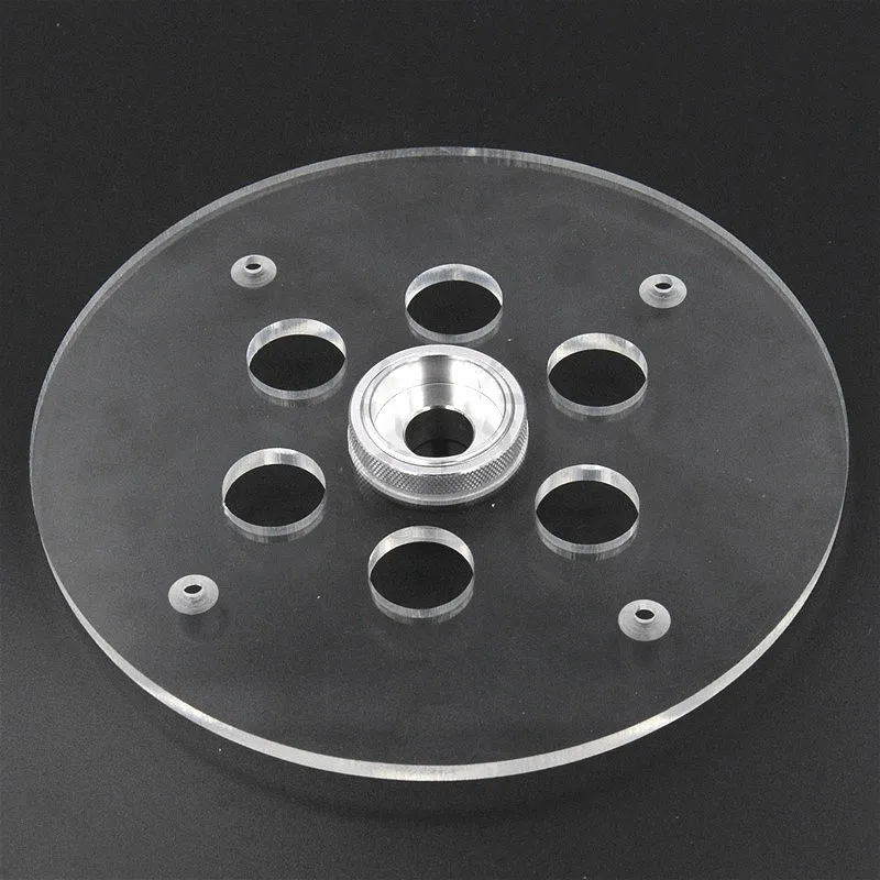 Набор круглых базовых пластин + 10 шт. трафаретов из алюминиевого сплава|Наборы