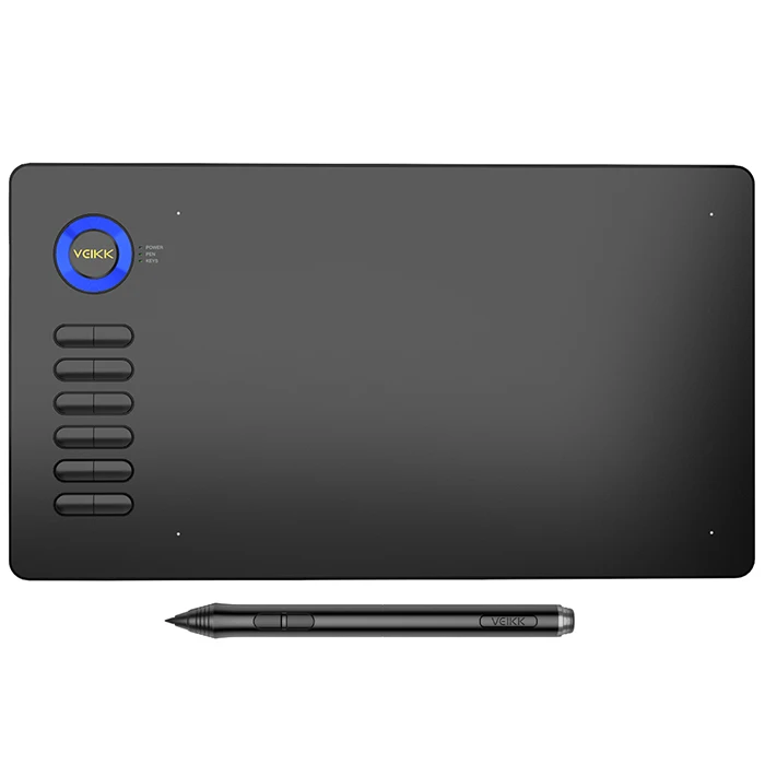 VEIKK A15 10x6 дюймов цифровой планшет для рисования 0 9 см ультратонкий 5080LPI