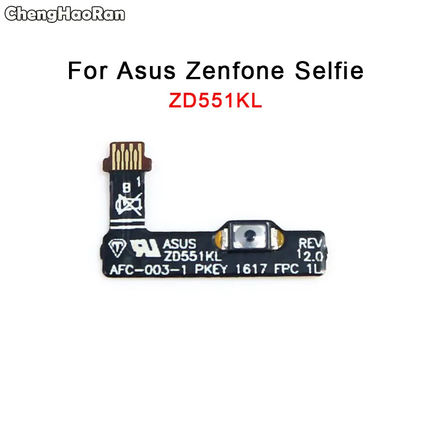 ChengHaoRan для ASUS Zenfone Selfie ZD551KL переключатель громкости ВКЛ./ВЫКЛ. Кнопка включения