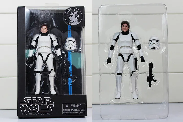 9 стилей черная серия Sandtrooper Хан Solo Trooper фигурка игрушка модель куклы