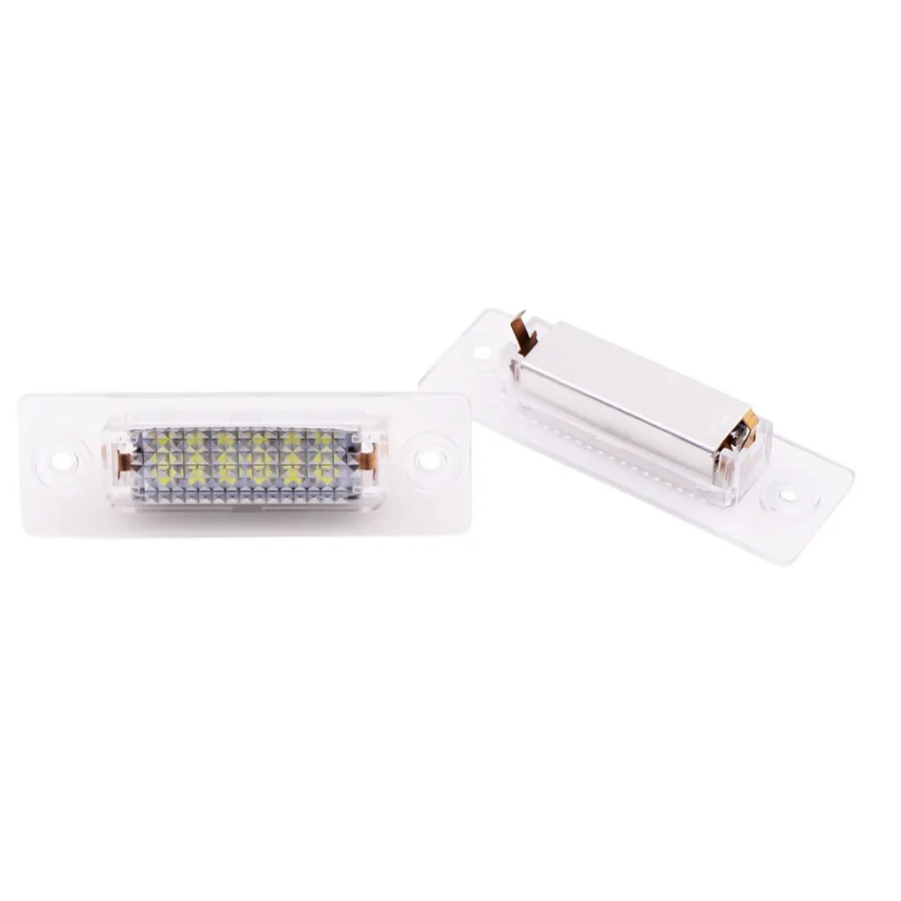 2 шт. 18SMD задний светодиодный светильник номерного знака для VW Touran/Passat B6 5D/Jetta Candy SKODA Superb 1 3U B5