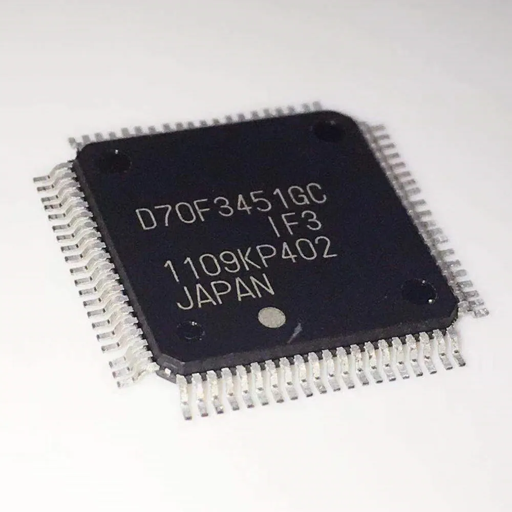 

5PCS D70F3451GC D70F3451 QFP80 Microcontroller Chip New