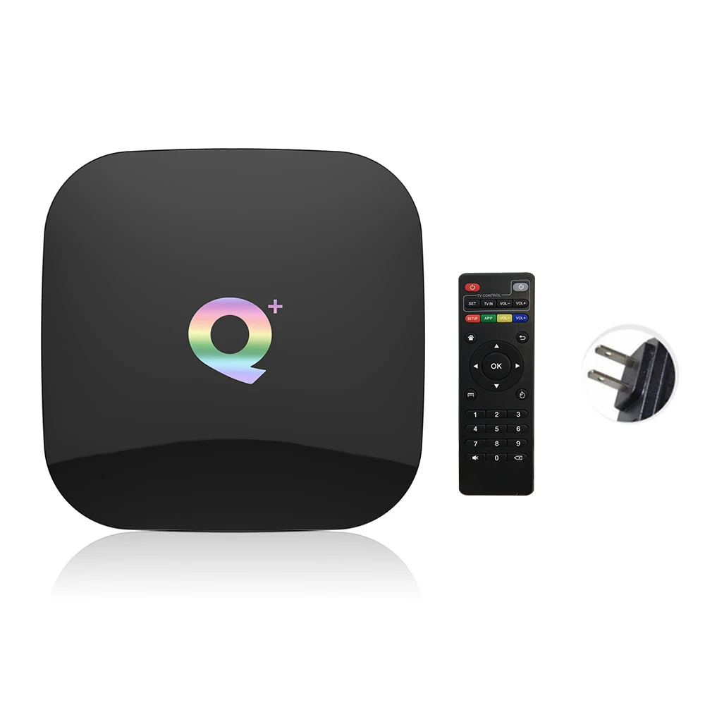 ТВ-приставка Q Plus Android 9 0 Allwinner H6 4 ГБ/32 ГБ 6K H.265 2 4G Wi-Fi PK S905X2 T95Q X96 max | Электроника