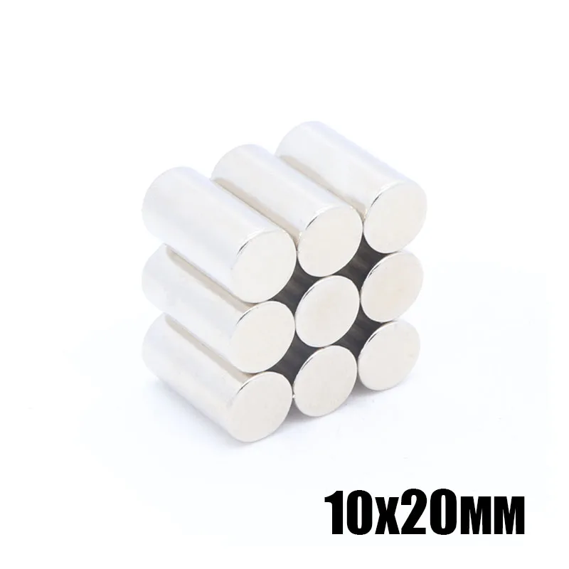 

20pcs 10*20mm Strong Round Magnets Dia 10x20 mm Neodymium Magnet Rare Earth Magnet 10*20 Magnet 10x20 mm 10X20 mm