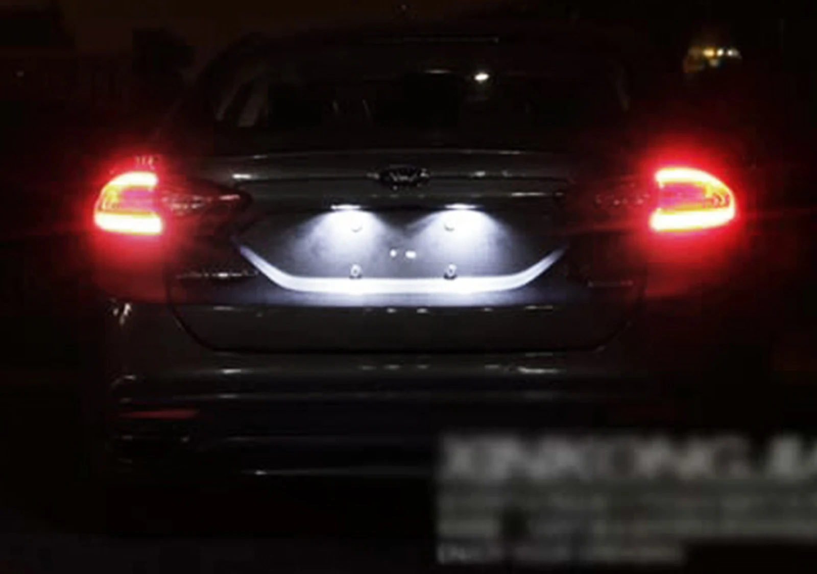 Светодиодная подсветка номерного знака ANGRONG 2 для Ford Fiesta MKVI Focus MKII Galaxy